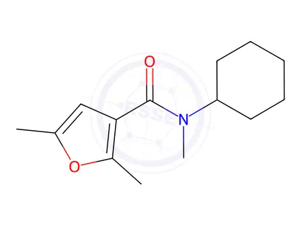 Chemical structure of N-Cyclohexyl-N,2,5-trimethylfuran-3-carboxamide