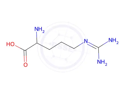 Chemical structure of Arginine Impurity 4(DL-Arginine)