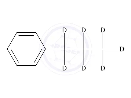 Chemical structure of n-Propyl D7-benzene