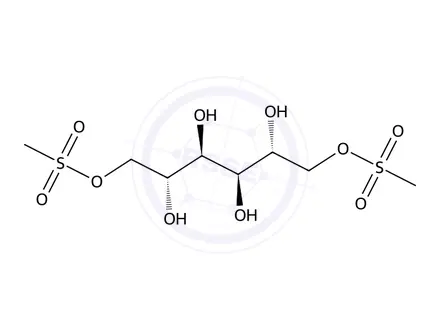 Chemical structure of 1,6-Dimethanesulfonate-D-mannitol