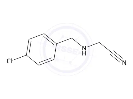 Chemical structure of 2-((4-Chlorobenzyl)amino)acetonitrile