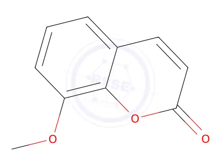 Chemical structure of 8-Methoxy-2H-chromen-2-one