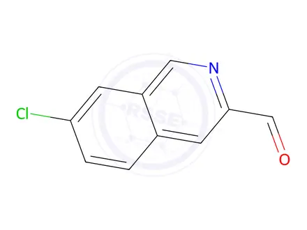 Chemical structure of 7-Chloroisoquinoline-3-carbaldehyde