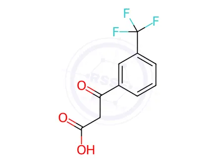 Chemical structure of 3-Oxo-3-(3-(trifluoromethyl)phenyl)propanoic acid
