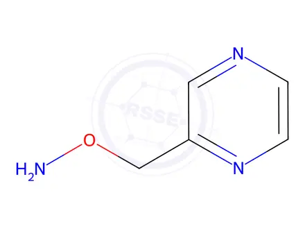Chemical structure of O-(Pyrazin-2-ylmethyl)hydroxylamine
