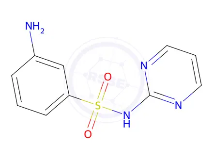 Chemical structure of 3-Amino-N-(pyrimidin-2-yl)benzene-1-sulfonamide
