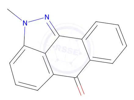 Chemical structure of JNK inhibitor II, negative control