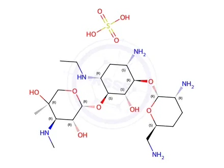 Chemical structure of Etimicin Sulphate