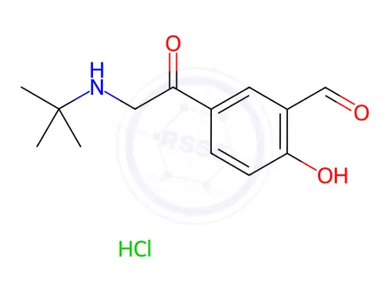 Chemical structure of Salbutamol Impurity 255