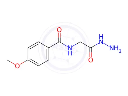 Chemical structure of N-(2-hydrazinyl-2-oxoethyl)-4-methoxybenzamide