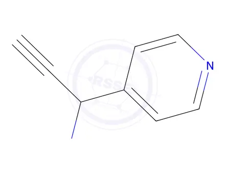 Chemical structure of 1-(Pyridin-4-yl)prop-2-yn-1-amine
