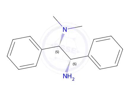 Chemical structure of (1S,2S)-N',N'-diMethyl-1,2-diphenyl-1,2-EthanediaMine