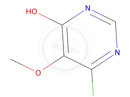 Chemical structure of 6-chloro-5-methoxypyrimidin-4-ol