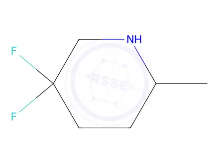 Chemical structure of 5,5-Difluoro-2-methylpiperidine