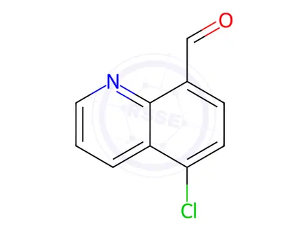 Chemical structure of 5-Chloroquinoline-8-carbaldehyde