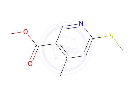 Chemical structure of Methyl 4-methyl-6-(methylthio)nicotinate
