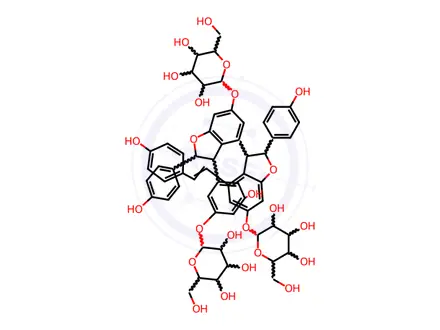 Chemical structure of Foeniculoside IV