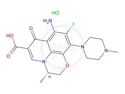Chemical structure of Antofloxacin hydrochloride