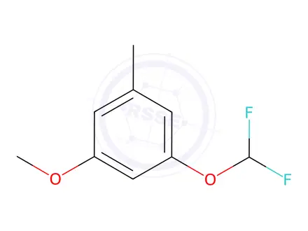 Chemical structure of 1-(Difluoromethoxy)-3-methoxy-5-methylbenzene