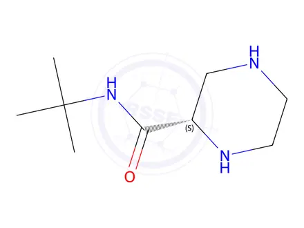 Chemical structure of SpS)-piperazine-t-butyl-carboxamide
