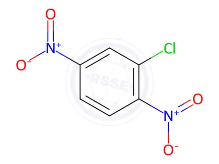 Chemical structure of 2-Chloro-1,4-Dinitrobenzene
