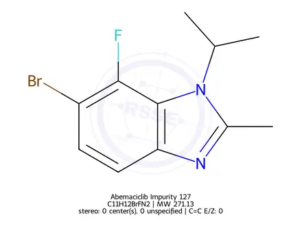 Chemical structure of Abemaciclib Impurity 127