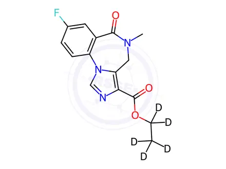 Chemical structure of Flumazenil-d5