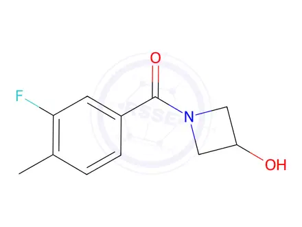 Chemical structure of (3-Fluoro-4-methylphenyl)(3-hydroxyazetidin-1-yl)methanone