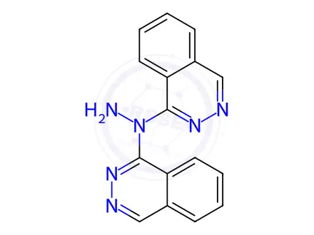 Chemical structure of 1,1'-(hydrazine-1,1-diyl)diphthalazine