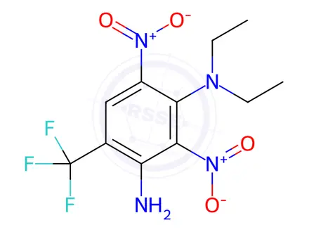 Chemical structure of Dinitramine
