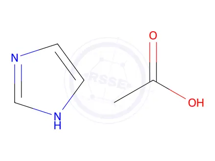 Chemical structure of 1H-Imidazole, monoacetate