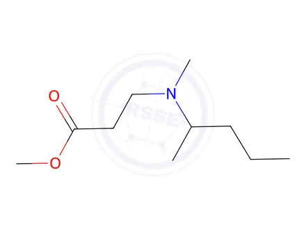 Chemical structure of methyl 3-(methyl(pentan-2-yl)amino)propanoate