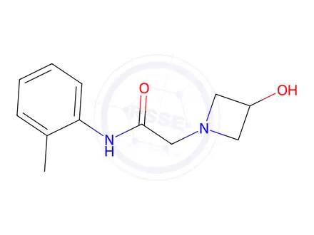Chemical structure of 2-(3-hydroxyazetidin-1-yl)-n-(2-methylphenyl)acetamide