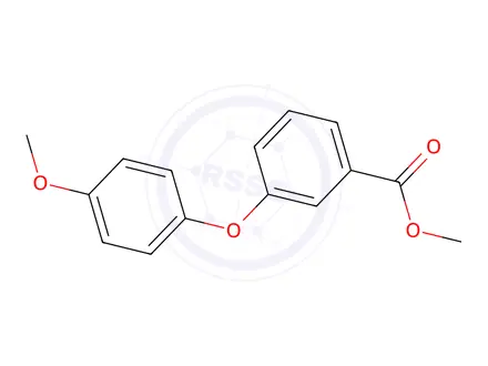 Chemical structure of Methyl 3-(4-Methoxyphenoxy)benzoate