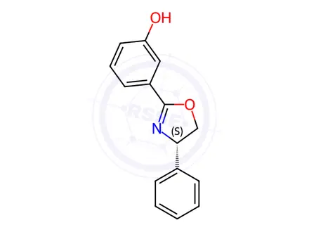 Chemical structure of (S)-3-(4-Phenyl-4,5-dihydrooxazol-2-yl)phenol