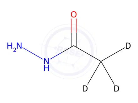 Chemical structure of Acetohydrazide-D3