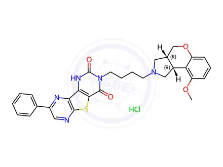 Chemical structure of Fiduxosin Hydrochloride