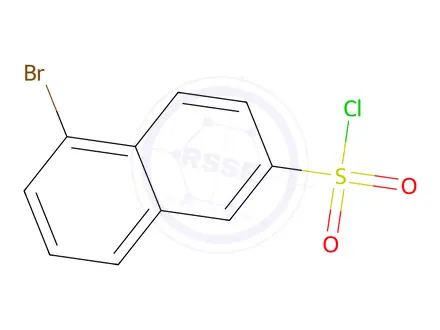 Chemical structure of 5-Bromonaphthalene-2-sulfonyl chloride