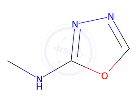 Chemical structure of N-Methyl-1,3,4-oxadiazol-2-amine