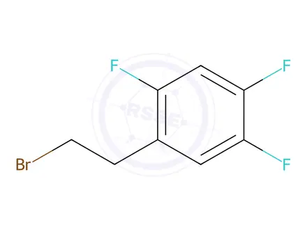 Chemical structure of 1-(2-Bromoethyl)-2,4,5-trifluorobenzene