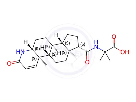 Chemical structure of Finasteride Impurity 71