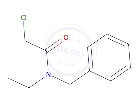 Chemical structure of N-benzyl-2-chloro-N-ethylacetamide