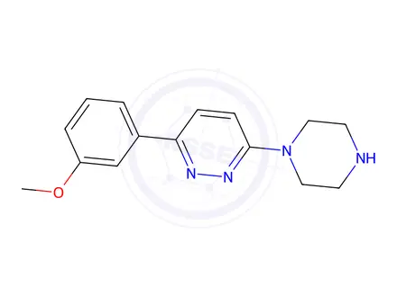 Chemical structure of 3-(3-Methoxyphenyl)-6-(piperazin-1-yl)pyridazine