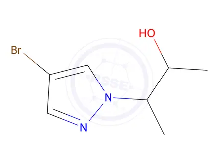 Chemical structure of 3-(4-Bromo-1H-pyrazol-1-yl)butan-2-ol