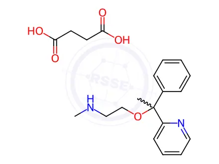 Chemical structure of N-Desmethyldoxylamine (Succinate Salt)