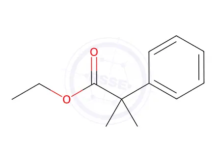 Chemical structure of Ethyl 2-methyl-2-phenylpropanoate