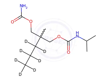 Chemical structure of Carisoprodol-d7