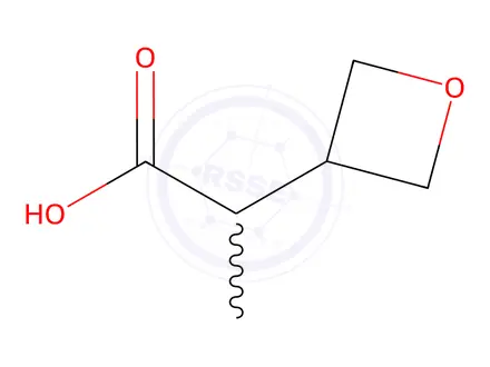 Chemical structure of 2-(Oxetan-3-yl)propanoic acid