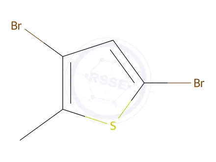 Chemical structure of 3,5-Dibromo-2-methylthiophene
