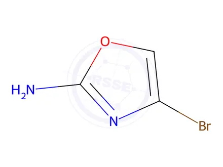 Chemical structure of 2-Oxazolamine, 4-bromo-